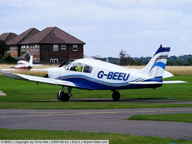 G-BEEU, 1973 Piper PA-28-140 Cherokee C/N 28-7325247, East Herts Flying School