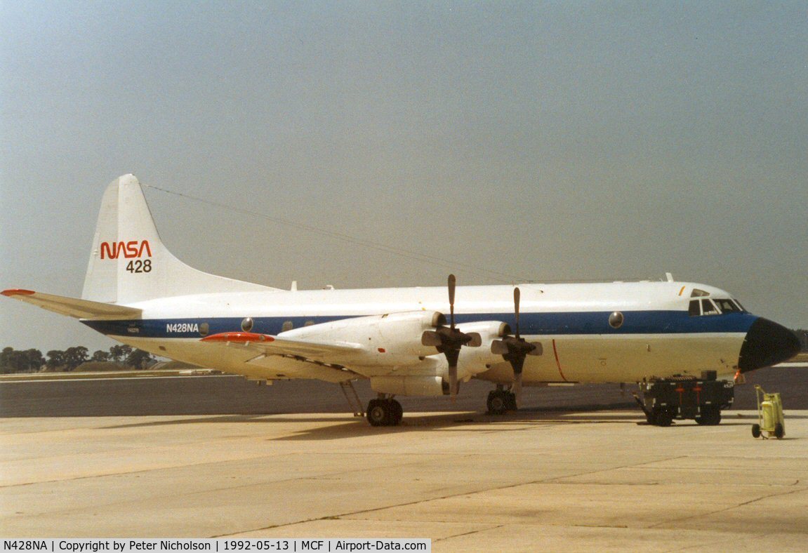 N428NA, Lockheed NP-3A C/N 148276, NASA's NP-3A Orion seen at MacDill AFB in May 1992.