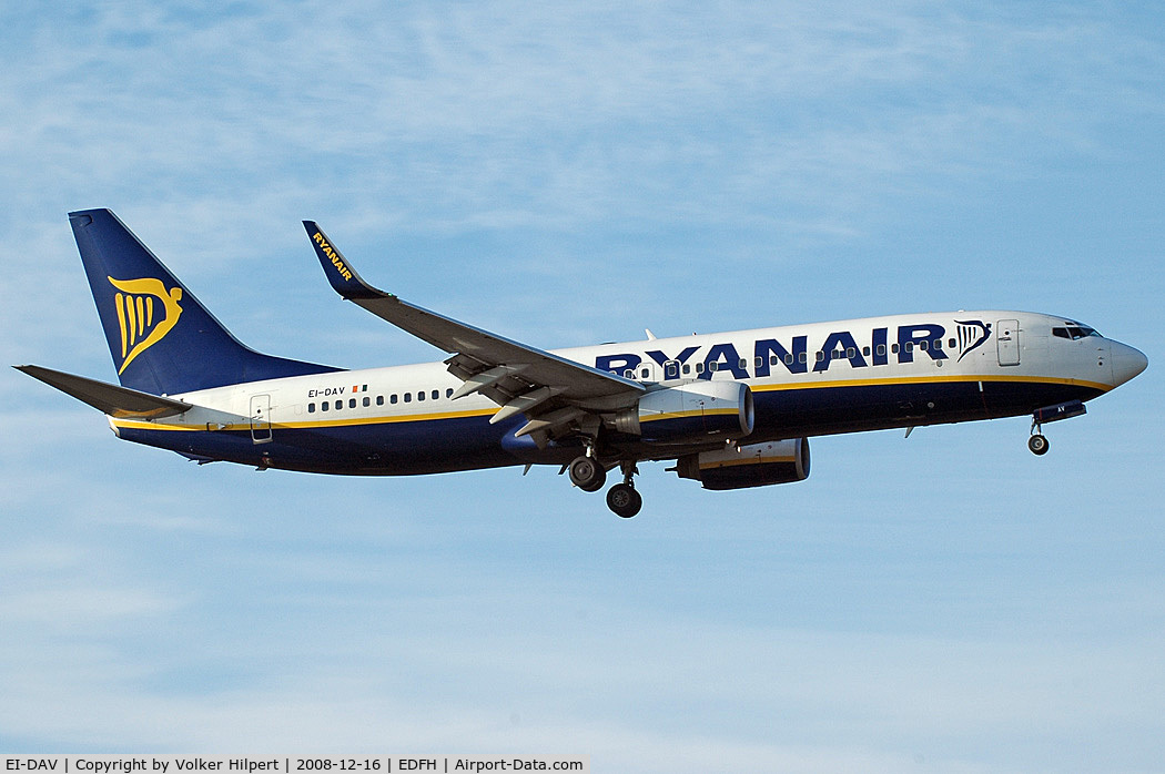 EI-DAV, 2003 Boeing 737-8AS C/N 33555, Ryanair