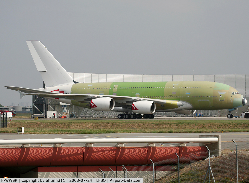 F-WWSR, 2008 Airbus A380-842 C/N 022, C/n 0022 - For Qantas