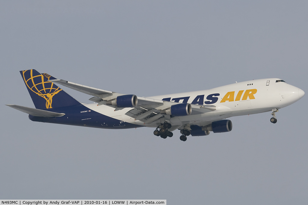 N493MC, 1998 Boeing 747-47UF C/N 29254, Atlas Air 747-400