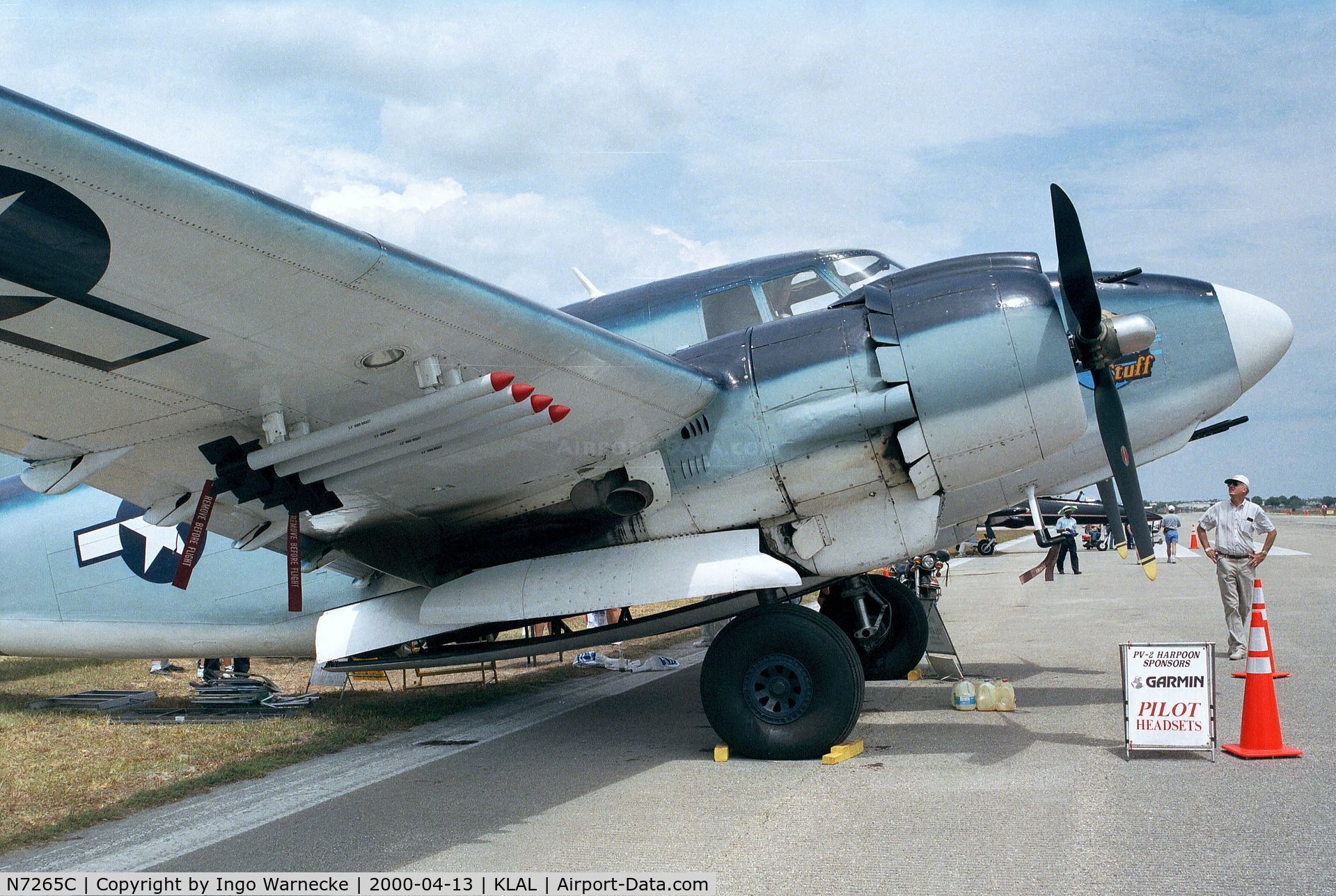 N7265C, 1945 Lockheed PV-2 Harpoon C/N 15-1362, Lockheed PV-2C Harpoon at Sun 'n Fun 2000, Lakeland FL