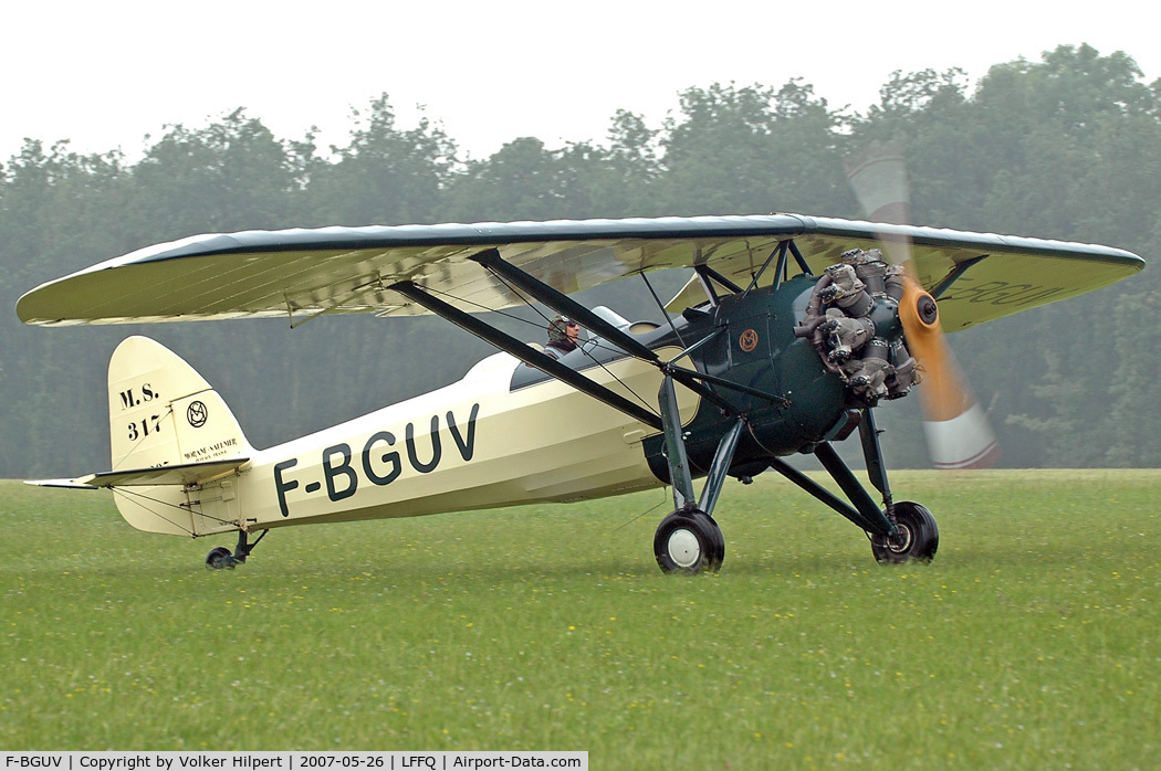 F-BGUV, Morane-Saulnier MS.317 C/N 297, at lffq
