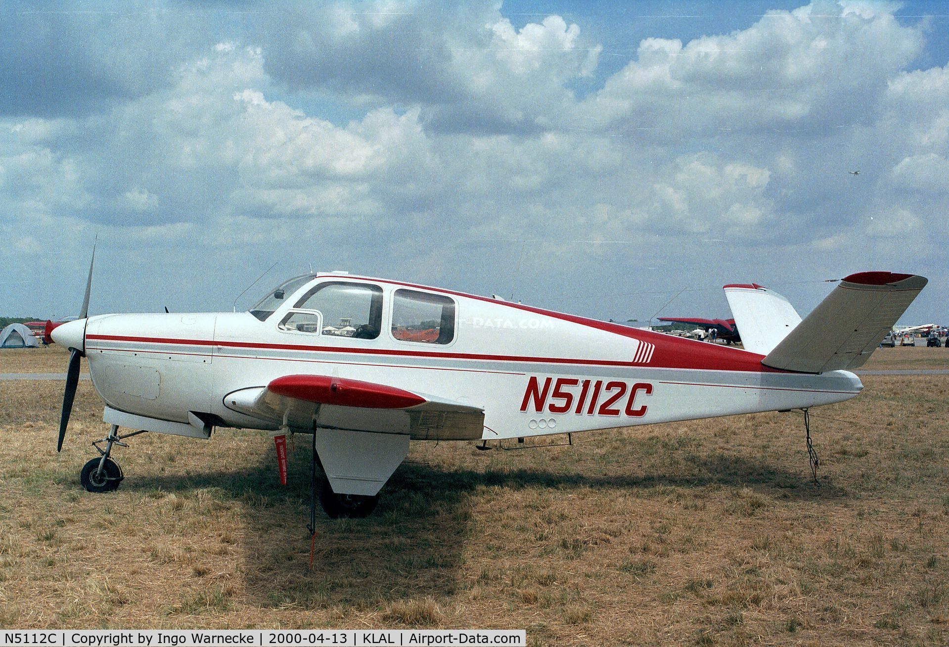 N5112C, 1950 Beech B35 C/N D-2395, Beechcraft B35 Bonanza at Sun 'n Fun 2000, Lakeland FL