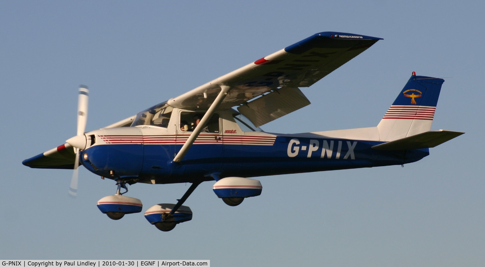 G-PNIX, 1973 Reims FRA150L Aerobat C/N 0205, Very short-finals at home base