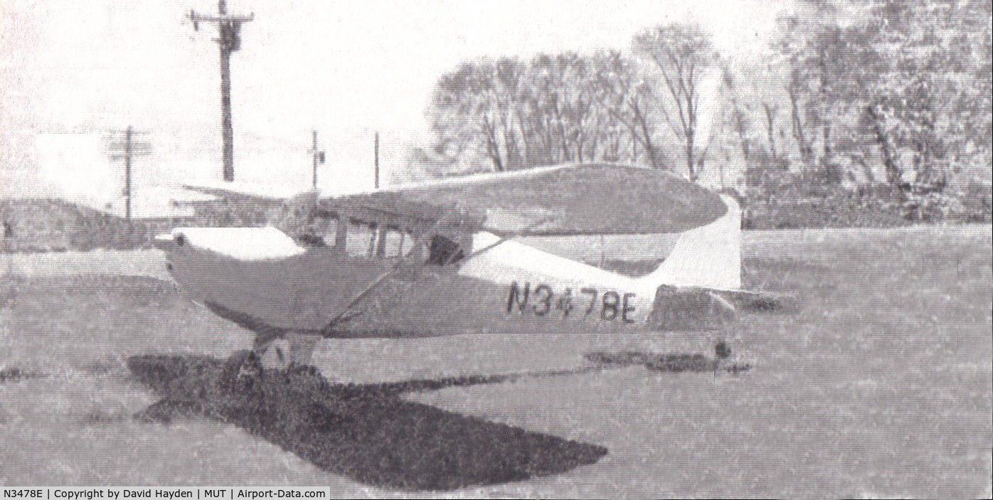 N3478E, 1947 Aeronca 11AC Chief C/N 11AC-1767, Picture taken in Illinois about 1970