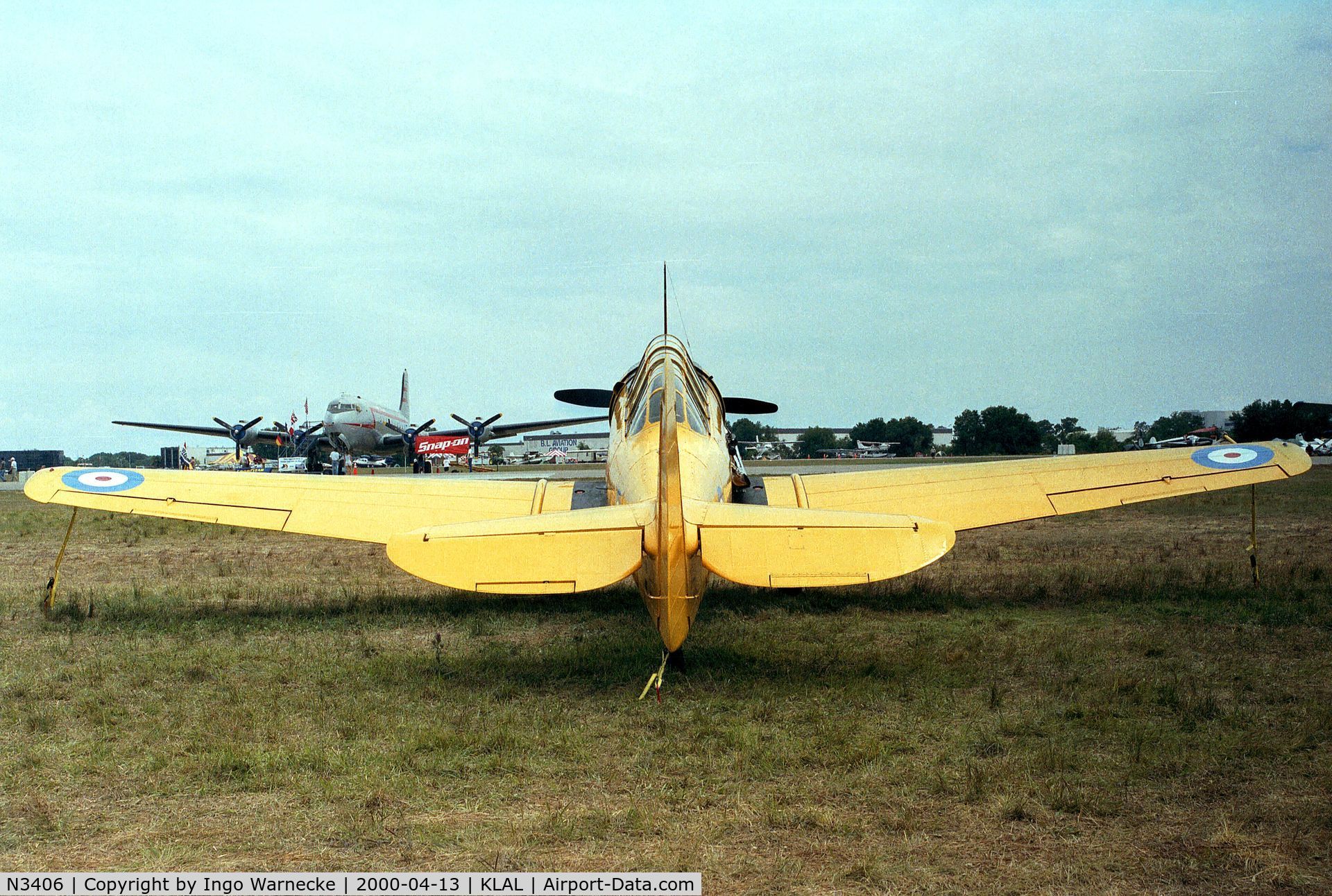 N3406, 1940 North American NA-64 Yale C/N 64-2144, North American NA-64 