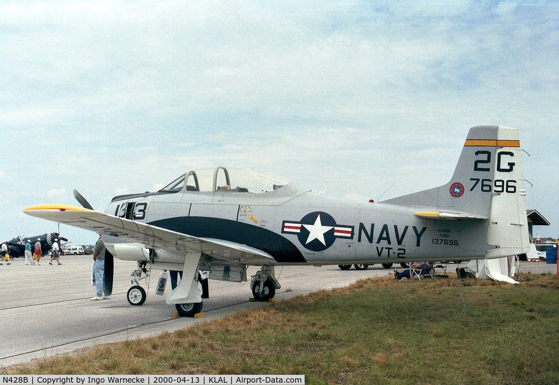 N428B, 1993 North American T-28B Trojan C/N 200-59 (137696), North American T-28B Trojan at 2000 Sun 'n Fun, Lakeland FL