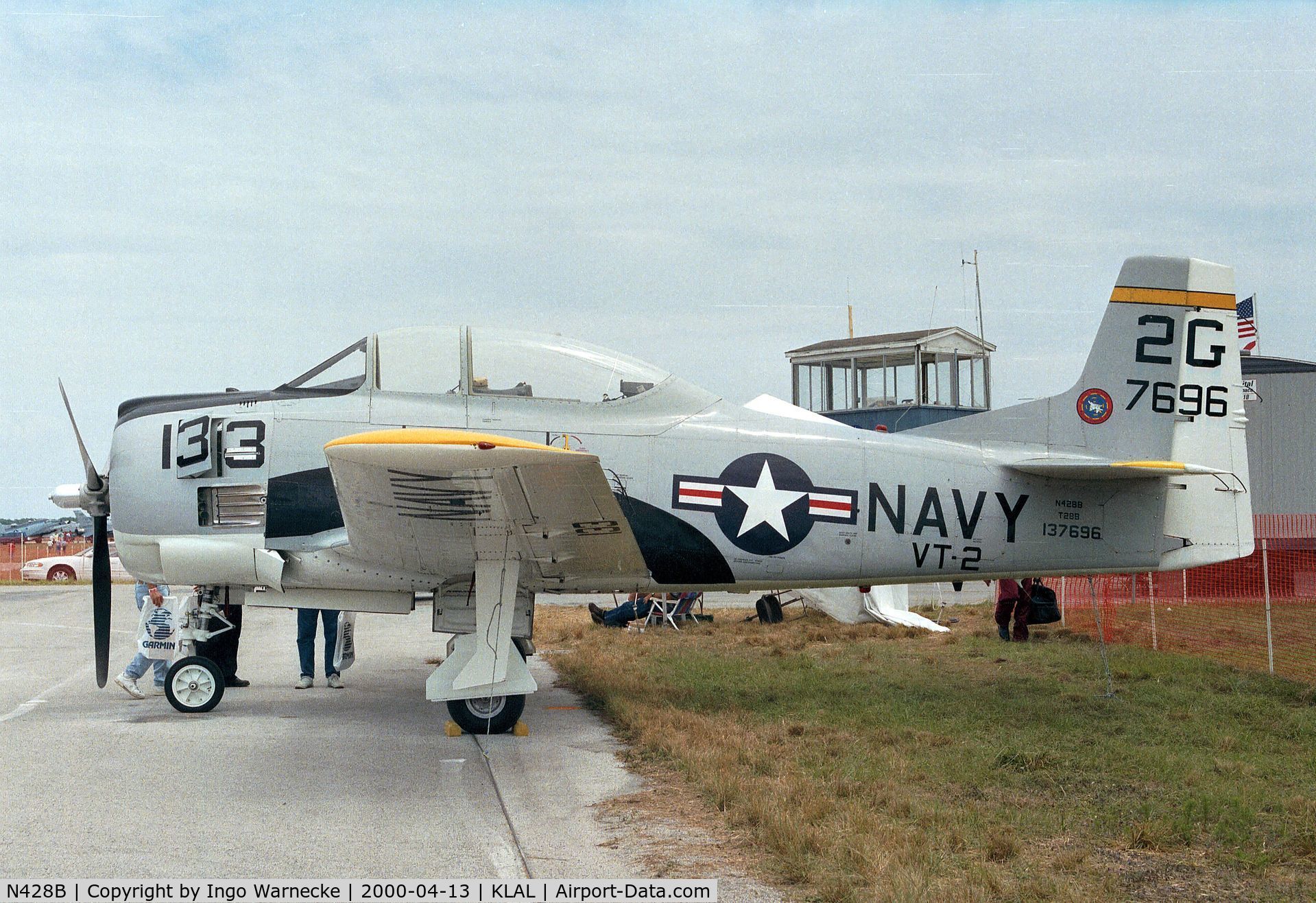N428B, 1993 North American T-28B Trojan C/N 200-59 (137696), North American T-28B Trojan at 2000 Sun 'n Fun, Lakeland FL