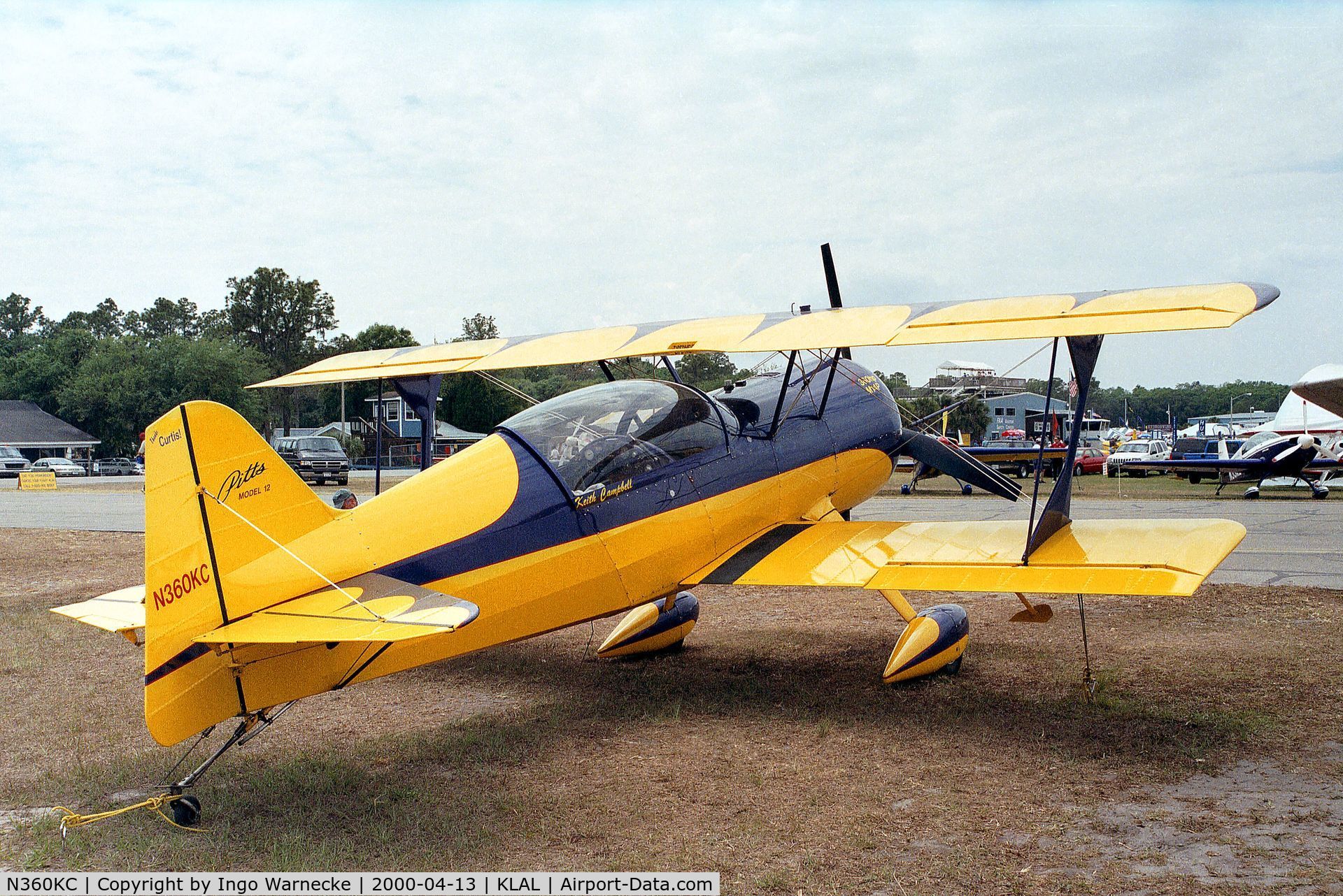 N360KC, 1999 Pitts Model 12 C/N 002, Pitts (Kimball) Model 12 at 2000 Sun 'n Fun, Lakeland FL