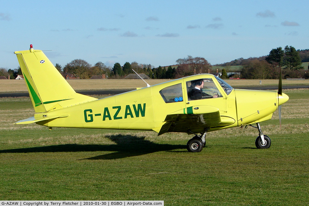 G-AZAW, 1965 Gardan GY-80-160 Horizon C/N 104, Part of a busy aviation scene at Wolverhampton (Halfpenny Green) Airport on a crisp winters day