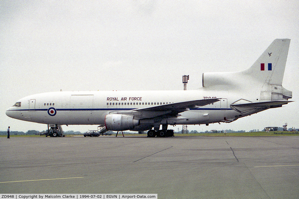 ZD948, 1980 Lockheed L-1011-385-3 TriStar K1 (500) C/N 193V-1157, Lockheed L-1011-385-3 TriStar KC1 at RAF Brize Norton in 1994.
