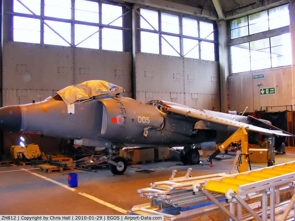 ZH812, 1998 British Aerospace Sea Harrier F/A.2 C/N NB17, BAe Sea Harrier F/A2 in storage at RAF Shawbury