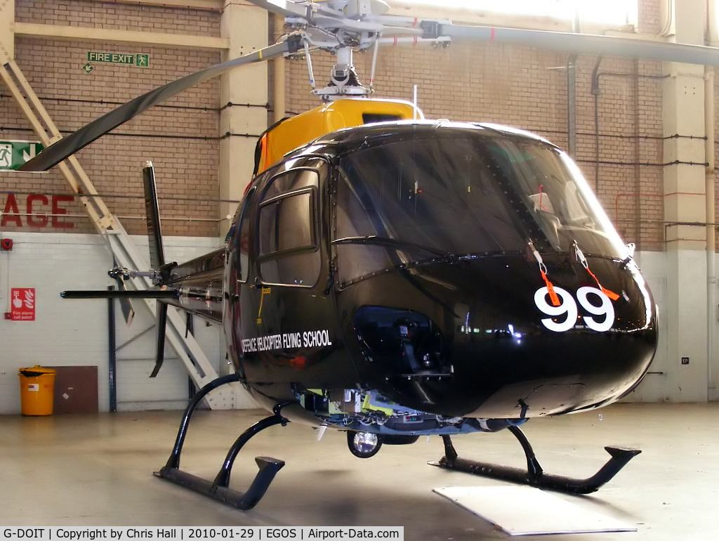 G-DOIT, 1986 Aerospatiale AS-350BB Squirrel HT1 C/N 1902, will become ZK199 with the Defence Helicopter Flying School