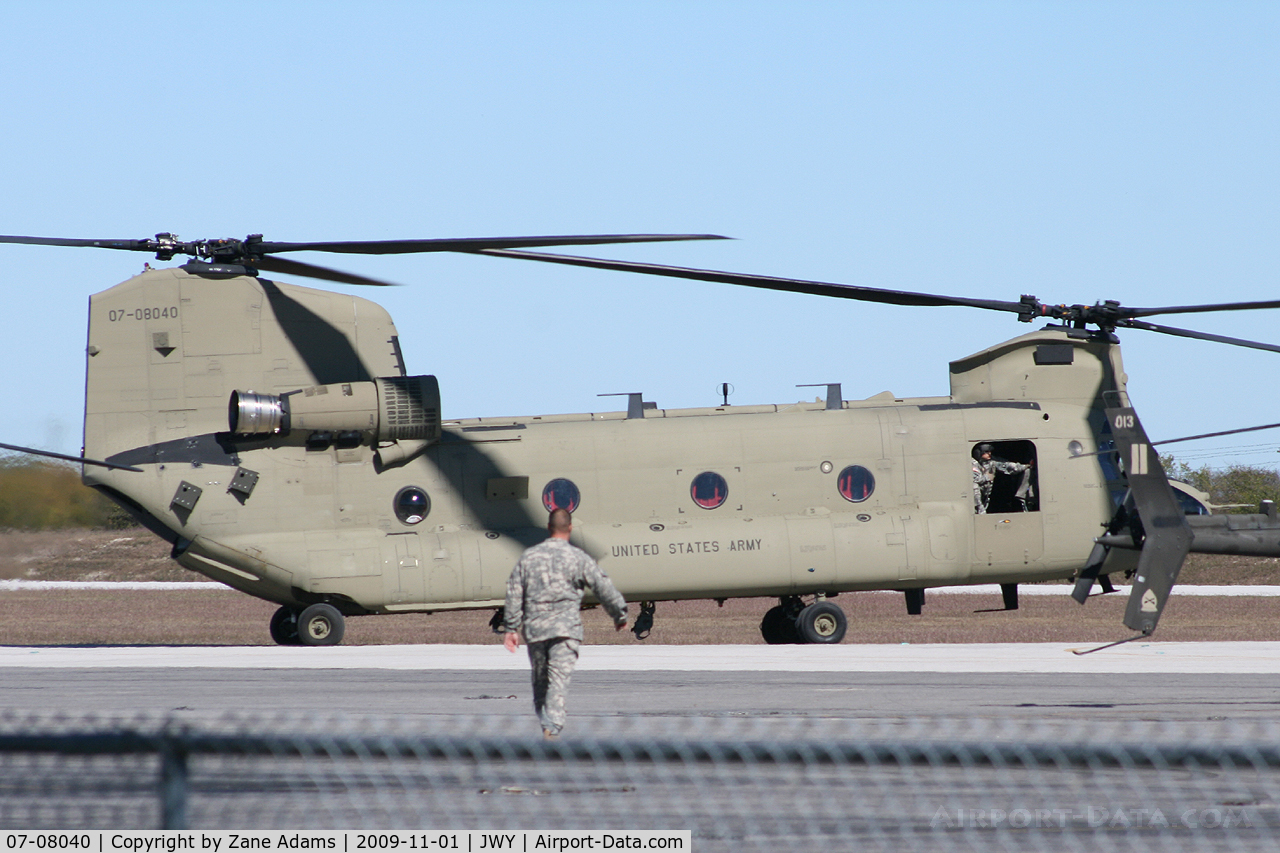 07-08040, 2008 Boeing CH-47F Chinook C/N M.8040, US Army CH-47F at Midway Airport (Midlothian, TX)