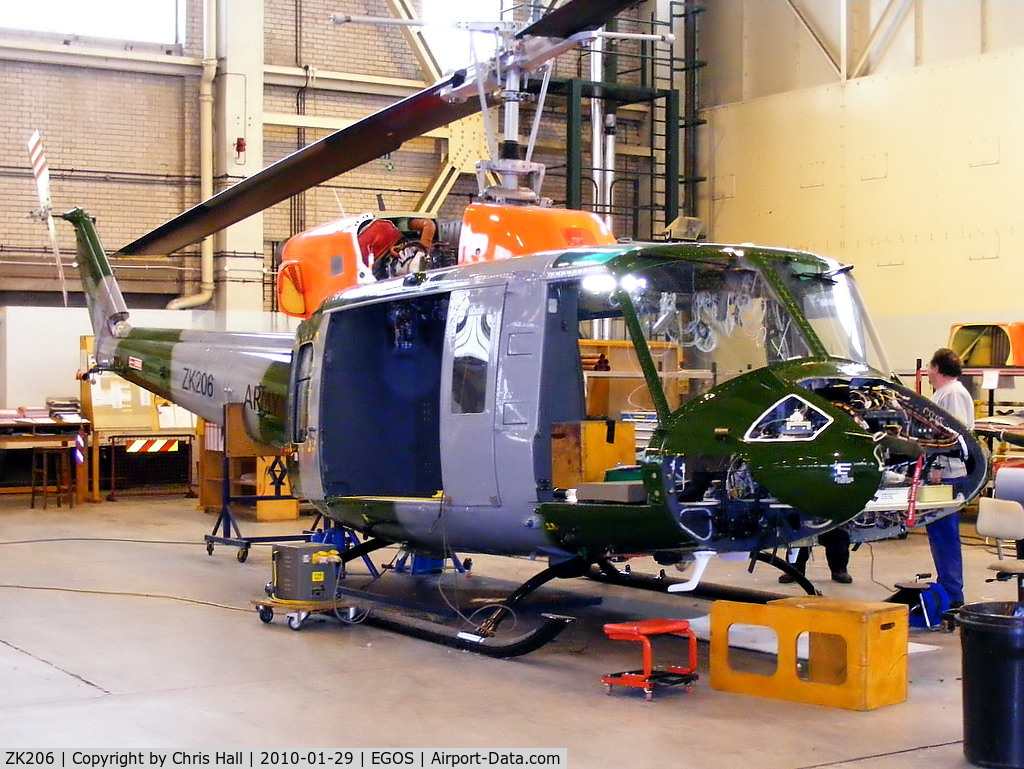 ZK206, 1979 Bell 212 AH2 C/N 30918, Army Air Corp Bell 212HP AH1