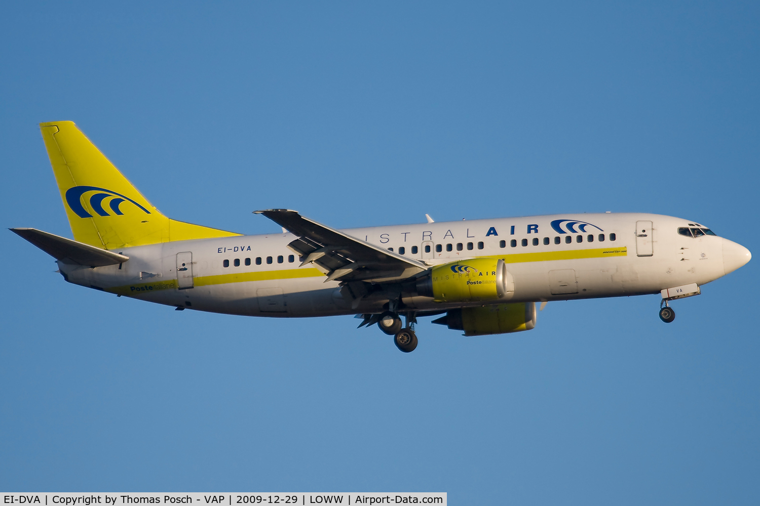 EI-DVA, 1991 Boeing 737-36E(QC) C/N 25159, Mistral Air