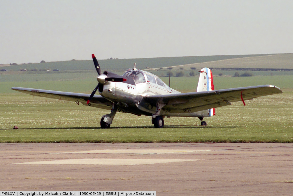 F-BLXV, 1956 Morane-Saulnier MS-733 Alcyon C/N 143, Morane-Saulnier MS.733 Alcyon at Duxford Airfield in 1990.