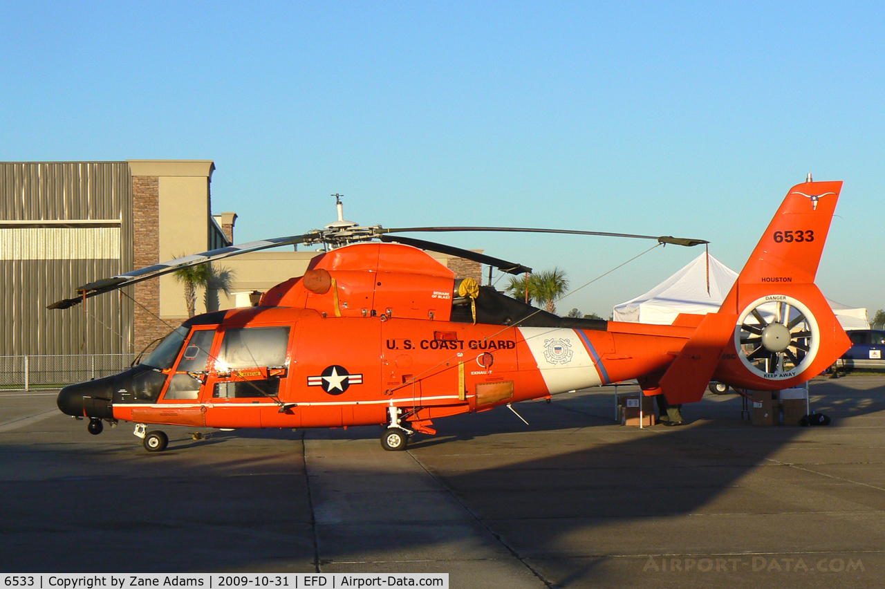 6533, Aérospatiale HH-65A Dolphin C/N 6182, USCG Dolphin at the Wings Over Houston Airshow