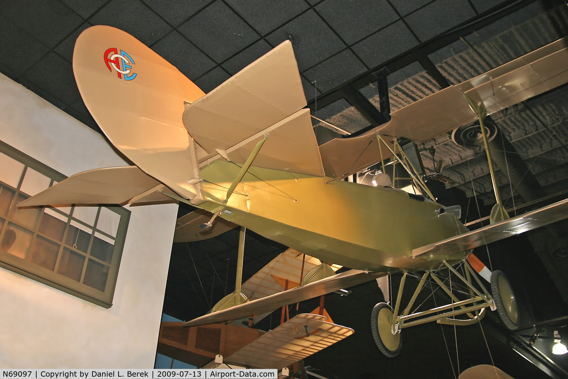 N69097, 1918 Aircraft Engineering Corp. ACE C/N 1, This aircraft, the first of its kind, has been preserved and is on display at the Cradle of Aviation Museum.