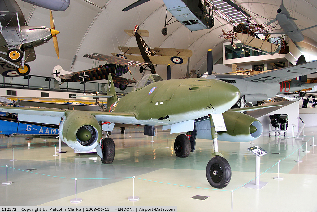 112372, Messerschmitt Me-262A-2a Schwalbe C/N 112372, Messerschmitt Me-262A-2a Swallow at The RAF Museum, Hendon in 2008.