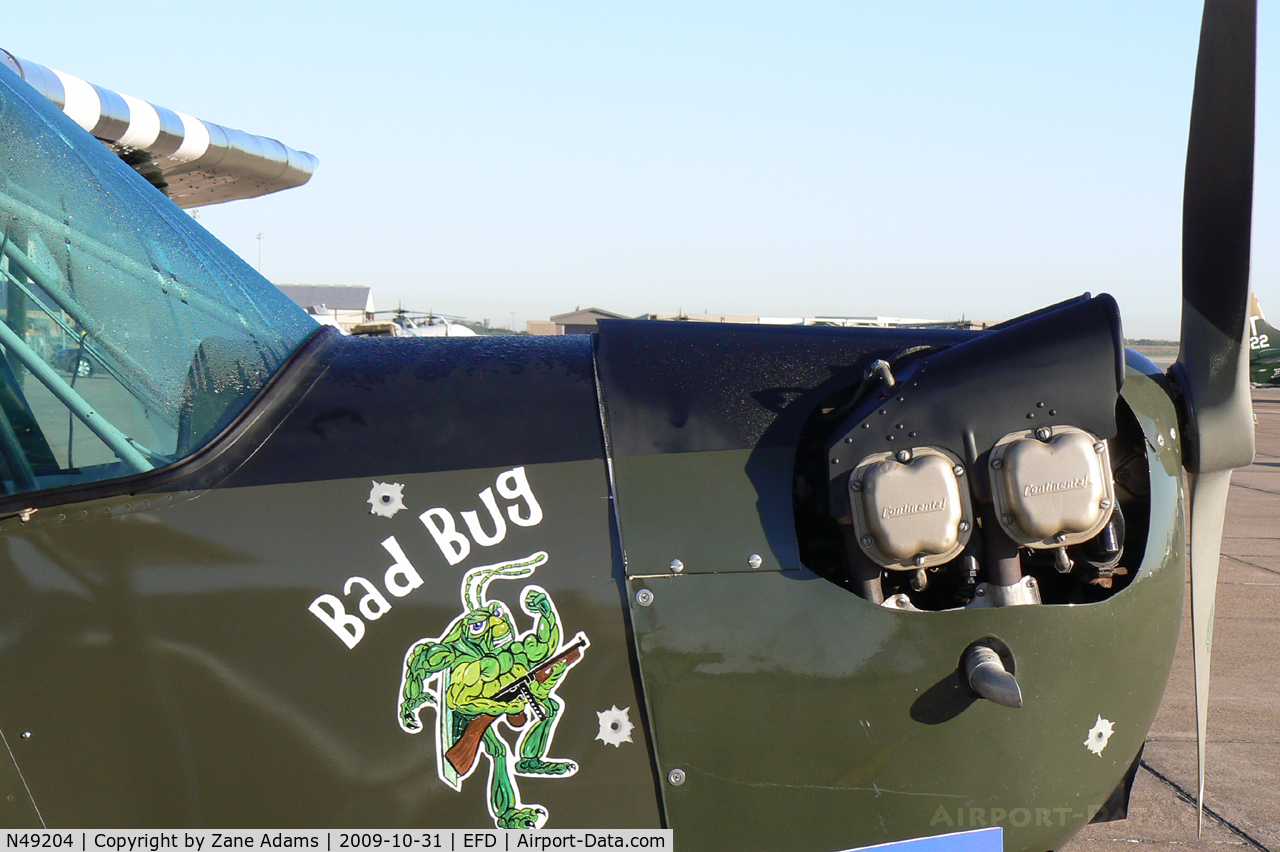 N49204, 1942 Aeronca 0-58B Grasshopper C/N 058B-4922, At the 2009 Wings Over Houston Airshow