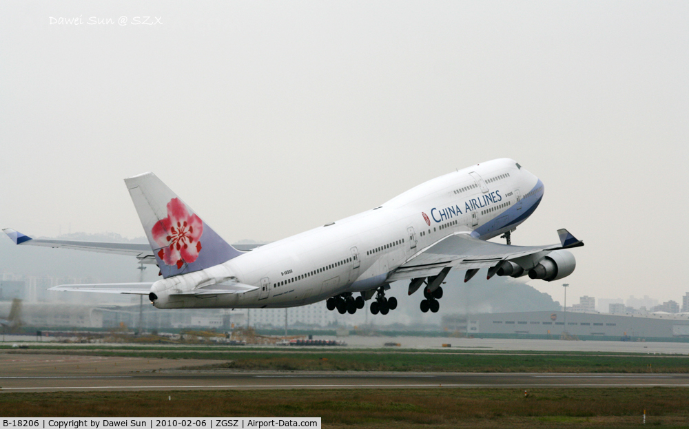 B-18206, 1998 Boeing 747-409 C/N 29030, @ Shenzhen