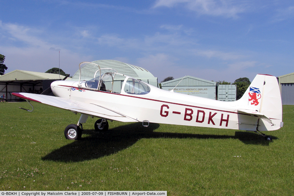 G-BDKH, 1958 Piel CP-301A Emeraude C/N 241, Piel CP301A Emeraude at Fishburn Airfield, UK in 2005.
