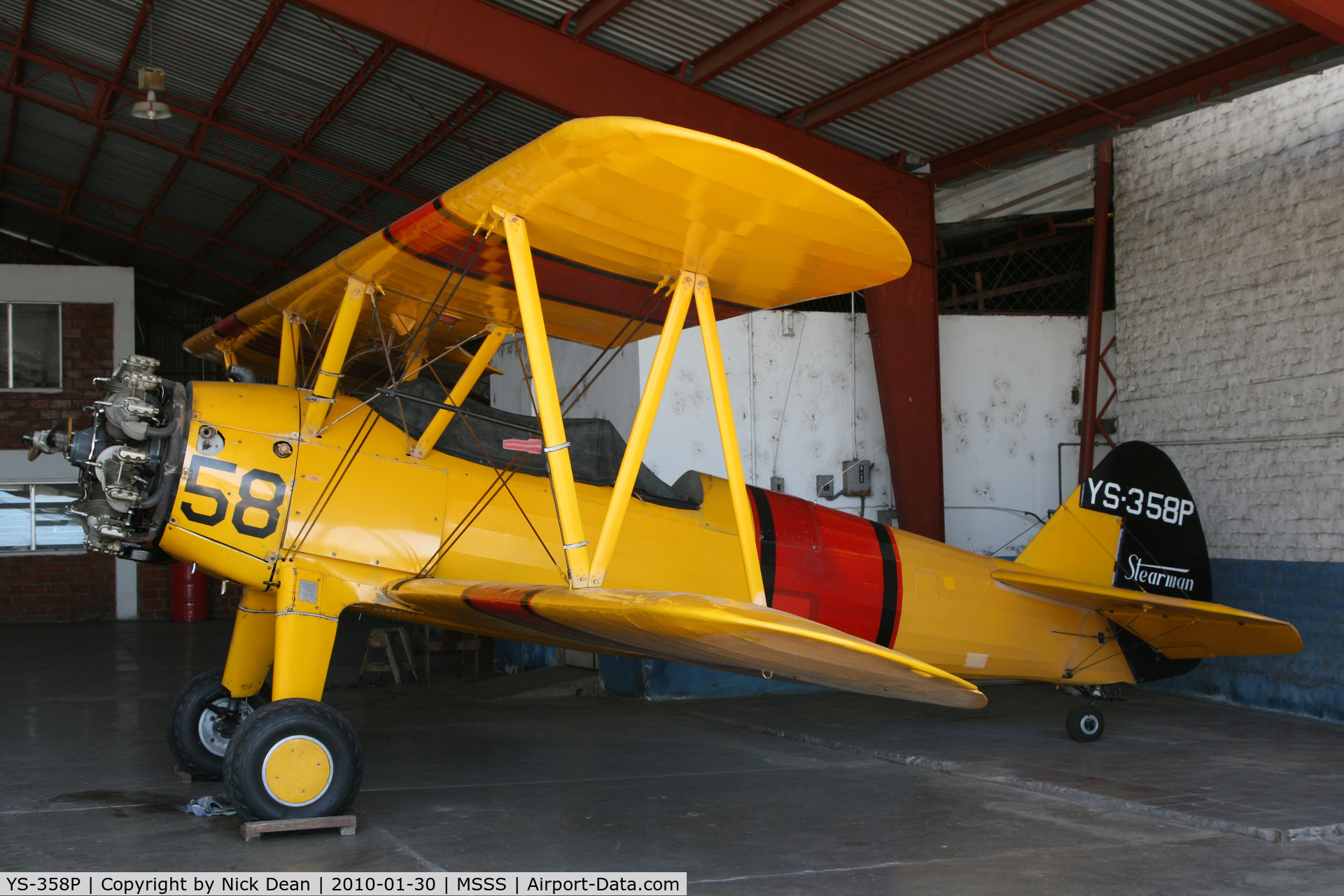 YS-358P, 1941 Boeing PT-17 Kaydet (A75N1) C/N 75-4747, MSSS