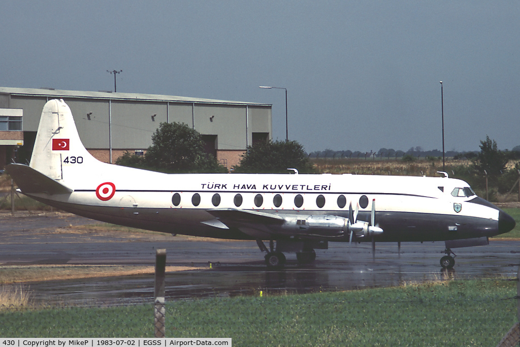 430, 1958 Vickers Viscount 794D C/N 430, Now preserved at Istanbul Ataturk at the Turkish Air Force Museum