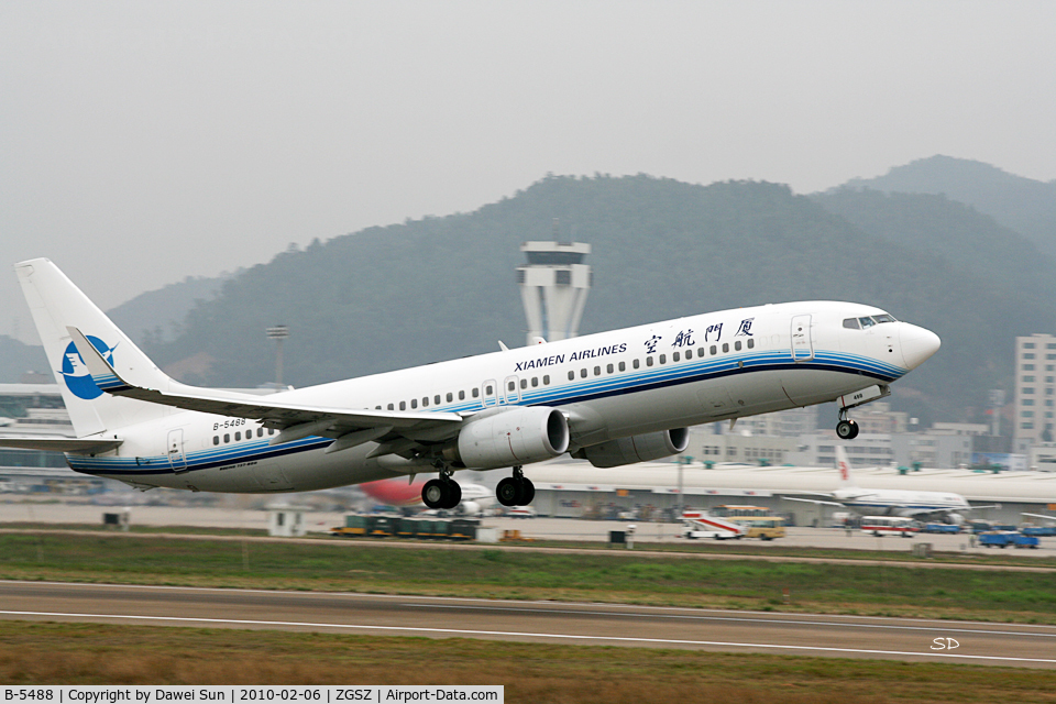 B-5488, 2009 Boeing 737-85C C/N 37148, Xiamen Airlines