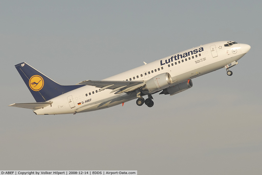 D-ABEF, 1991 Boeing 737-330 C/N 25217, Lufthansa