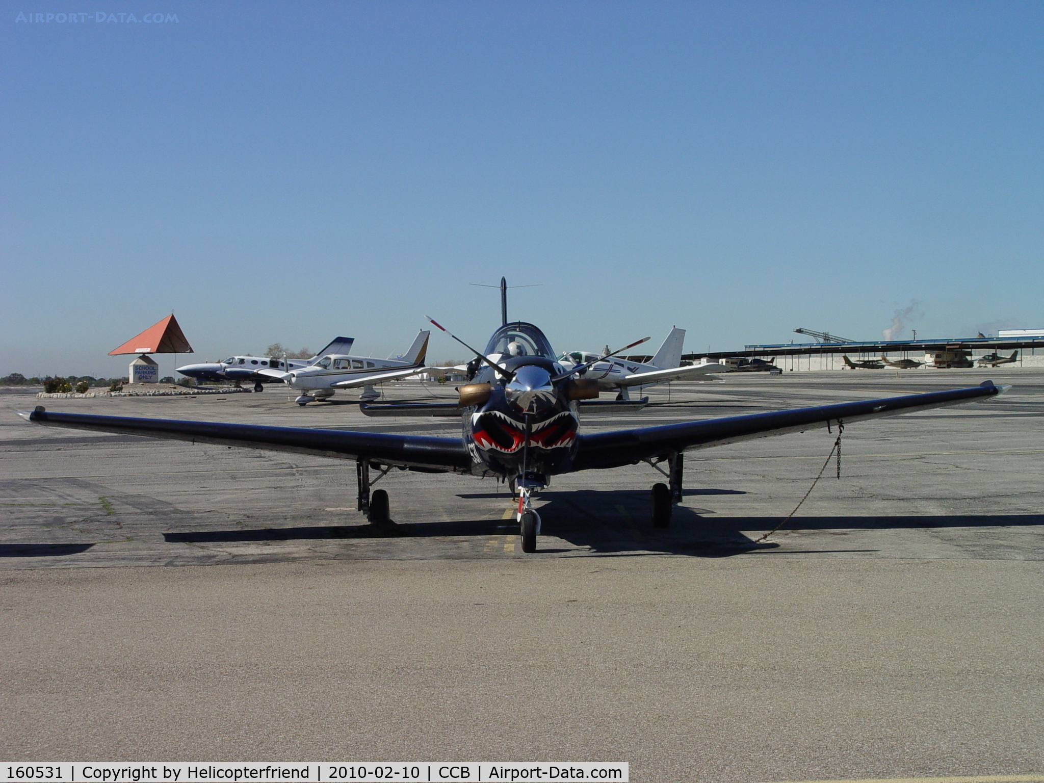 160531, Beech T-34C Turbo Mentor C/N GL-88, Parked, tied down and waiting