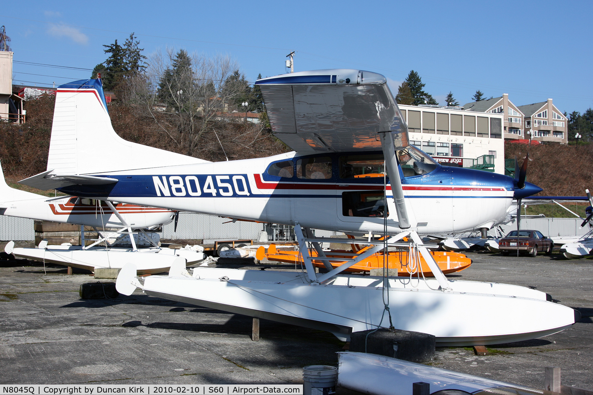 N8045Q, 1978 Cessna A185F Skywagon 185 C/N 18503632, Land storage for the winter months