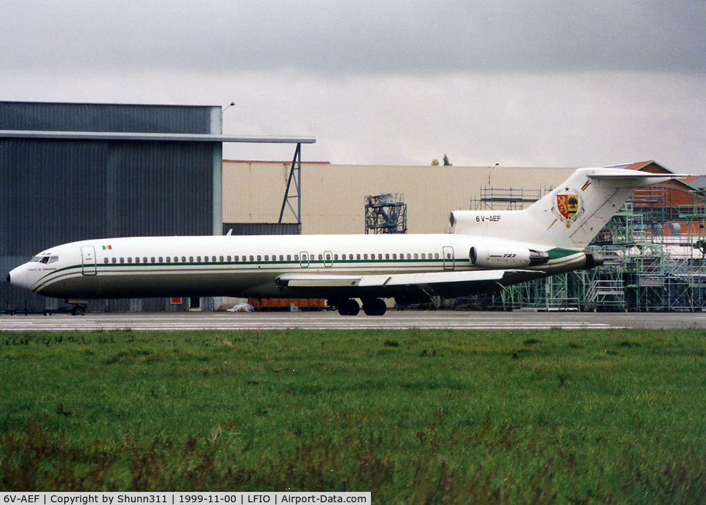 6V-AEF, 1975 Boeing 727-2M1 C/N 21091, On overhaul...