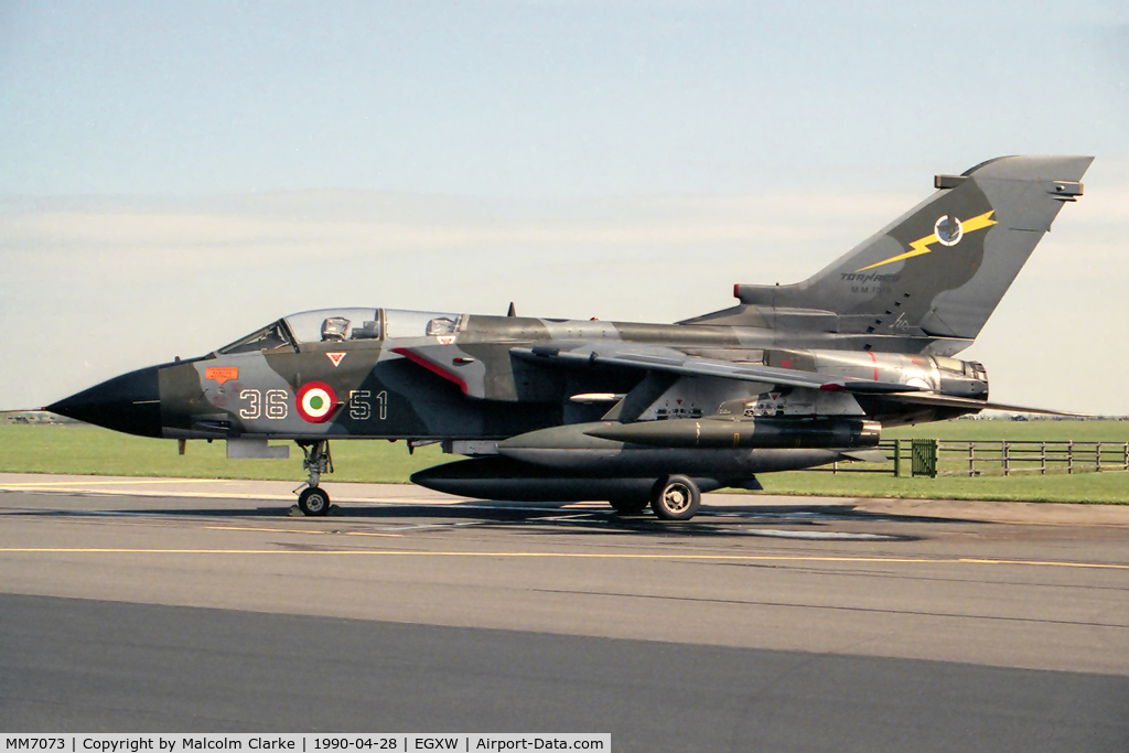 MM7073, Panavia Tornado IDS C/N 357/IS040/5050, Panavia Tornado IDS. From 36º Stormo, Giola del Colle at RAF Waddington's Photocall 90.