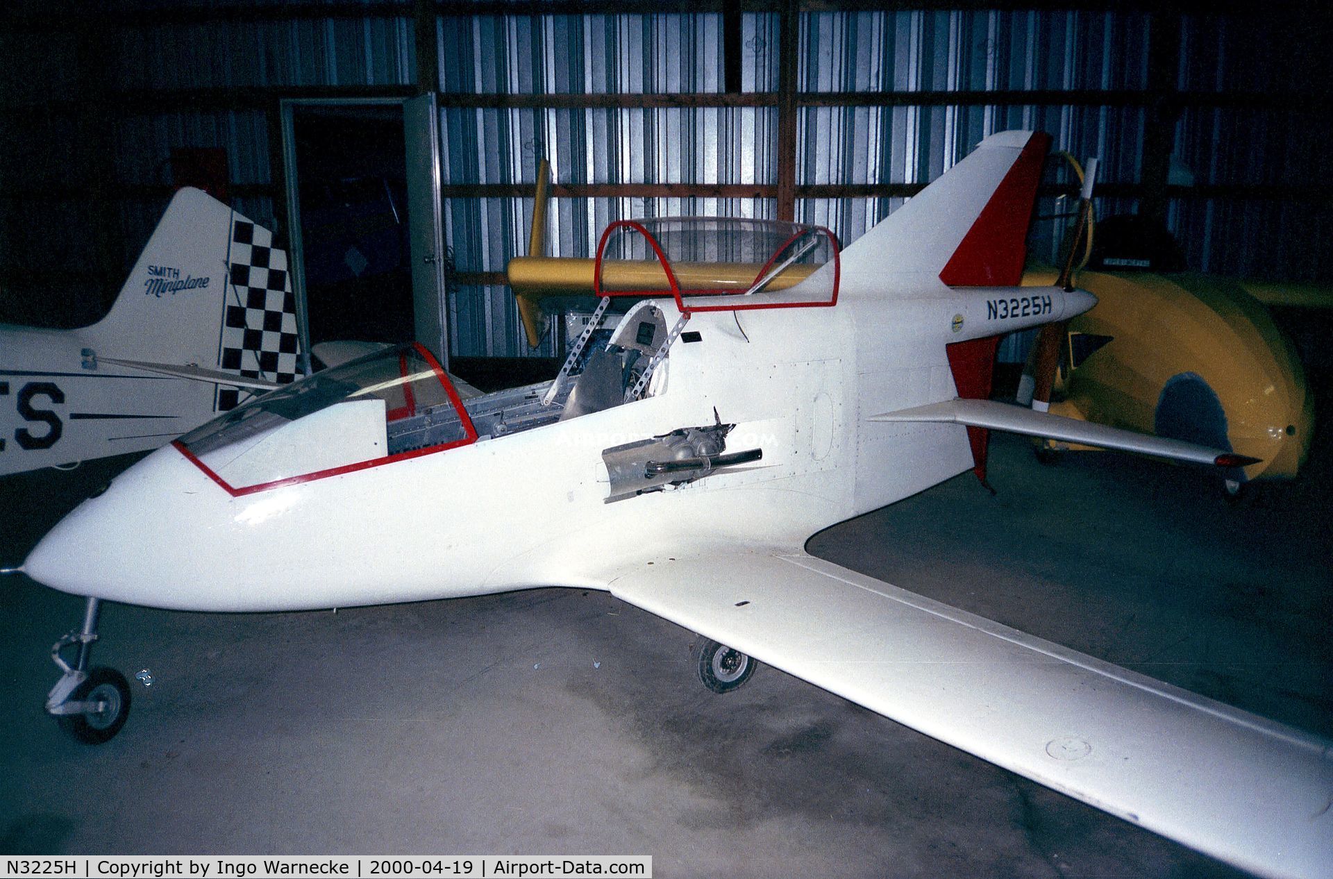 N3225H, 1984 Bede BD-5B C/N 3033, Bede (Walter) BD-5-B at the Airpower Museum, Ottumwa IA
