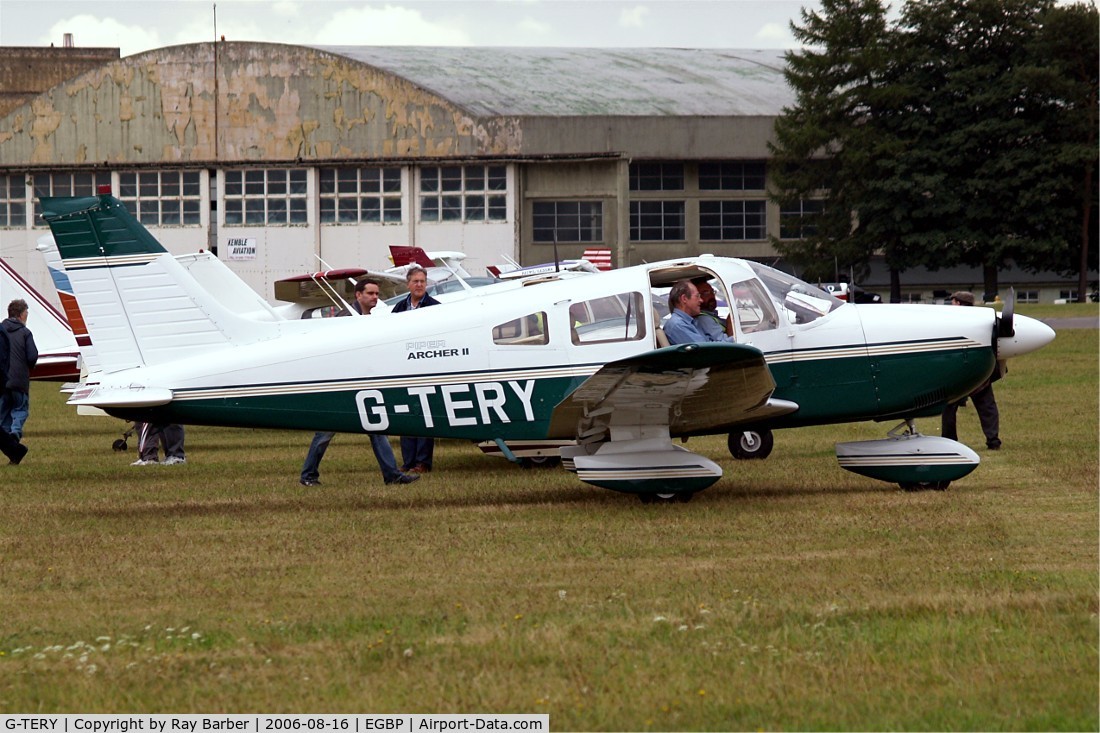 G-TERY, 1978 Piper PA-28-181 Cherokee Archer II C/N 28-7990078, Piper PA-28-181 Archer II [28-7990078] Kemble~G 20/08/2006. Seen at the PFA Flying For Fun 2006 Kemble.