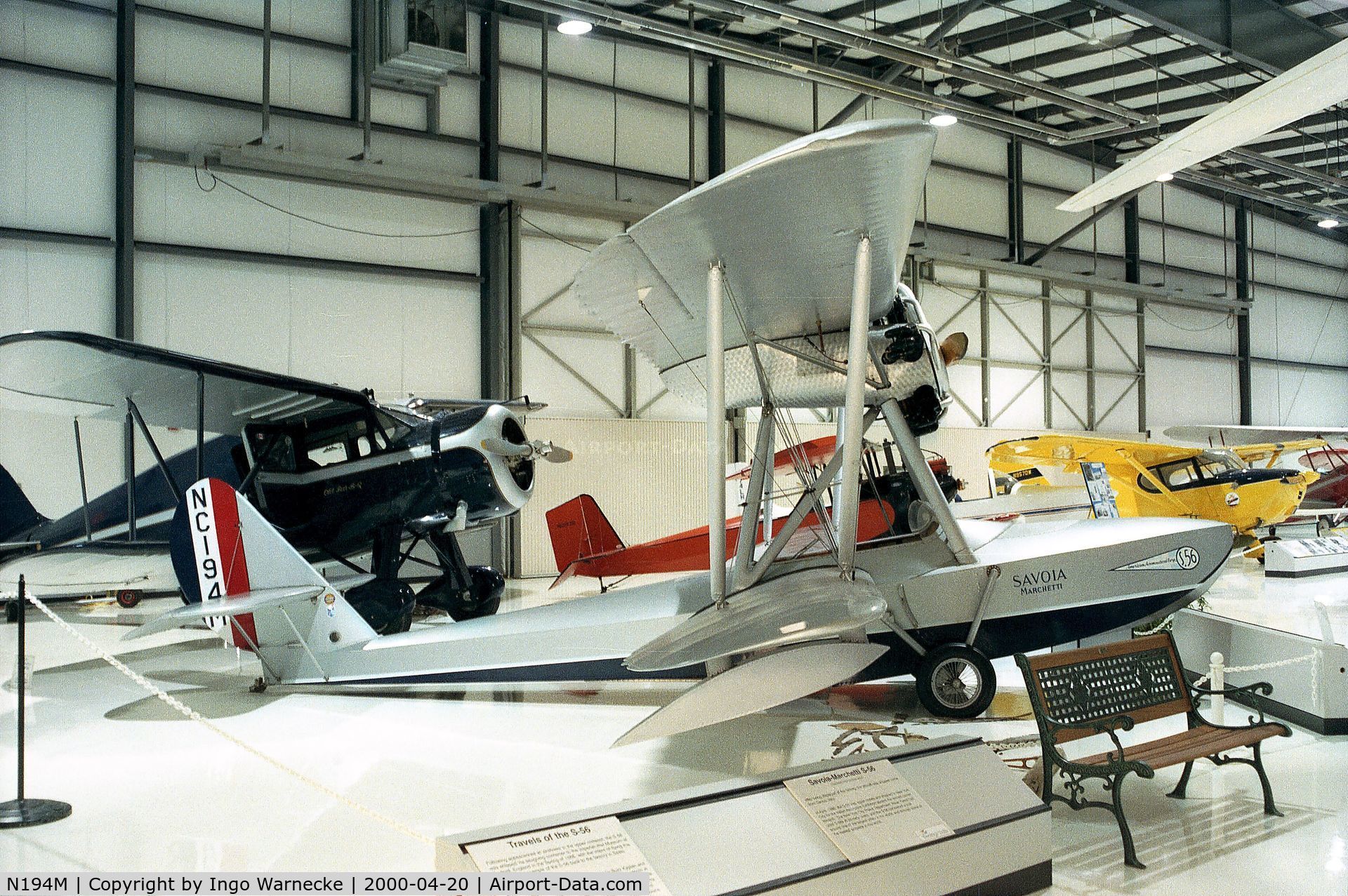 N194M, 1930 Savoia-Marchetti S-56B C/N 7, American Aeronautical (Savoia-Marchetti) S.56B at the Heritage Halls, Owatonna MN