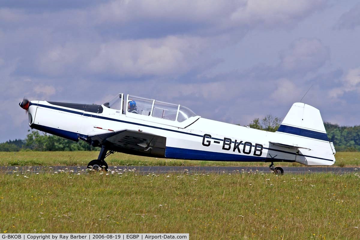 G-BKOB, 1962 Zlin Z-326 Trener Master C/N 757, Zlin Z.326 Trener Master [757] Kemble~G 19/08/2006. Seen at the PFA Flying For Fun 2006 Kemble.