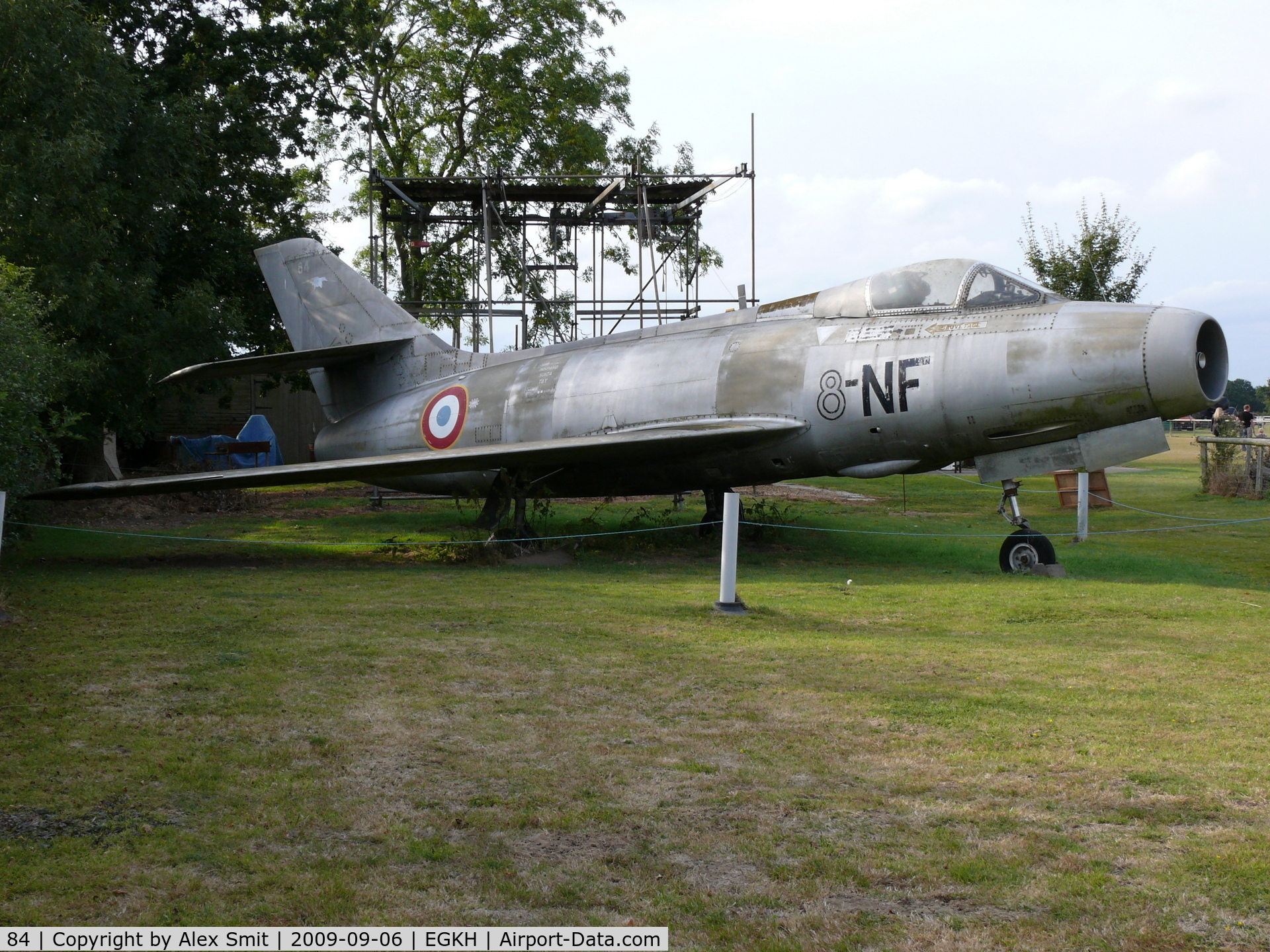 84, Dassault Mystere IVA C/N 84, Dassault MD452A Mystere 4 84/8-NF French Air Force in the Lashenden Air Warfare Museum