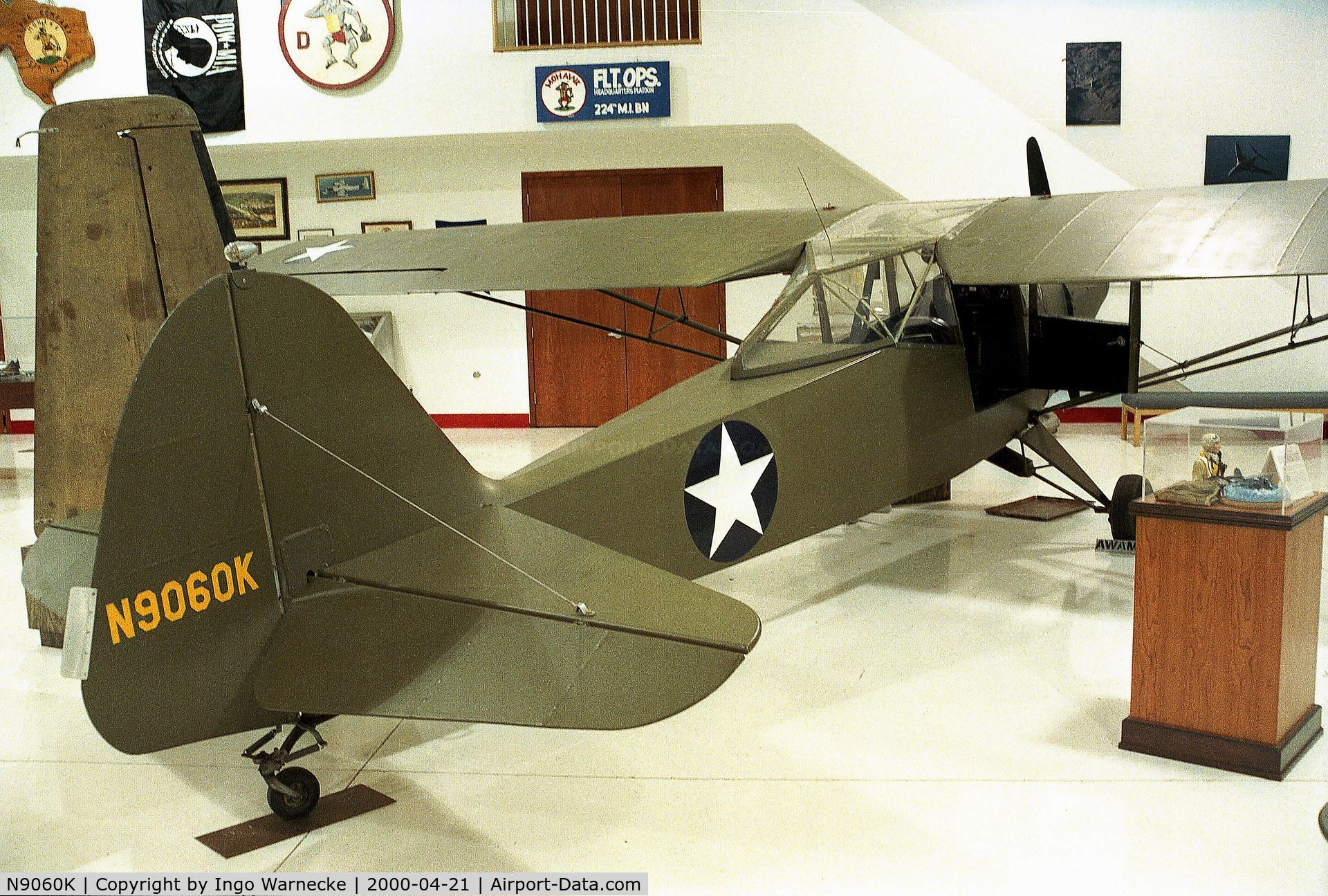 N9060K, 1943 Taylorcraft DCO-65 C/N L-5373, Taylorcraft DCO-65 at the American Wings Air Museum, Blaine MN