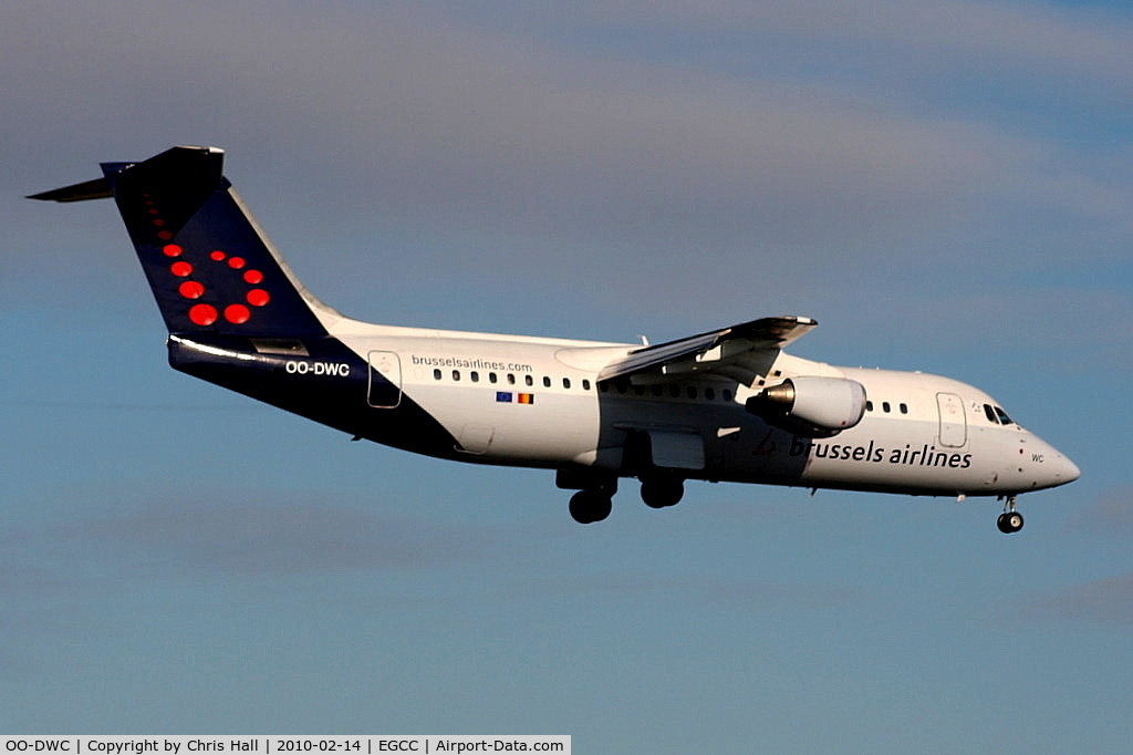 OO-DWC, 1998 British Aerospace Avro 146-RJ100 C/N E3322, Brussels Airlines