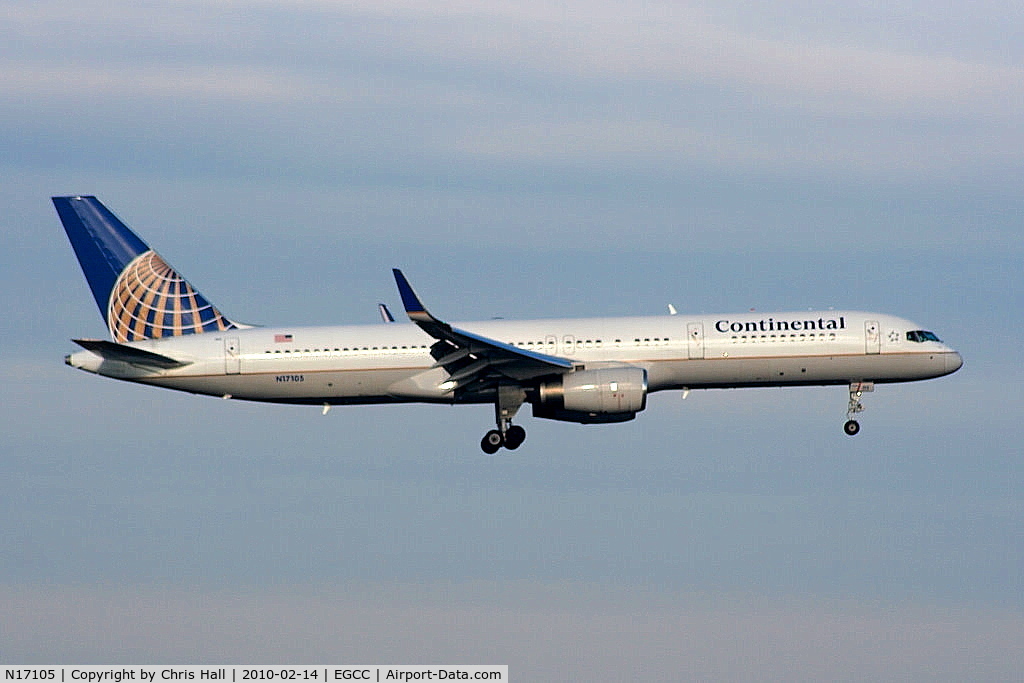 N17105, 1994 Boeing 757-224 C/N 27295, Continental Airlines