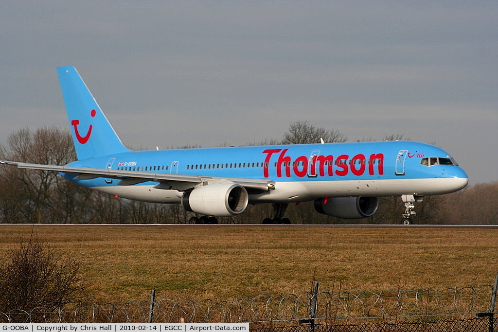 G-OOBA, 2000 Boeing 757-28A C/N 32446, now in Thomson colours