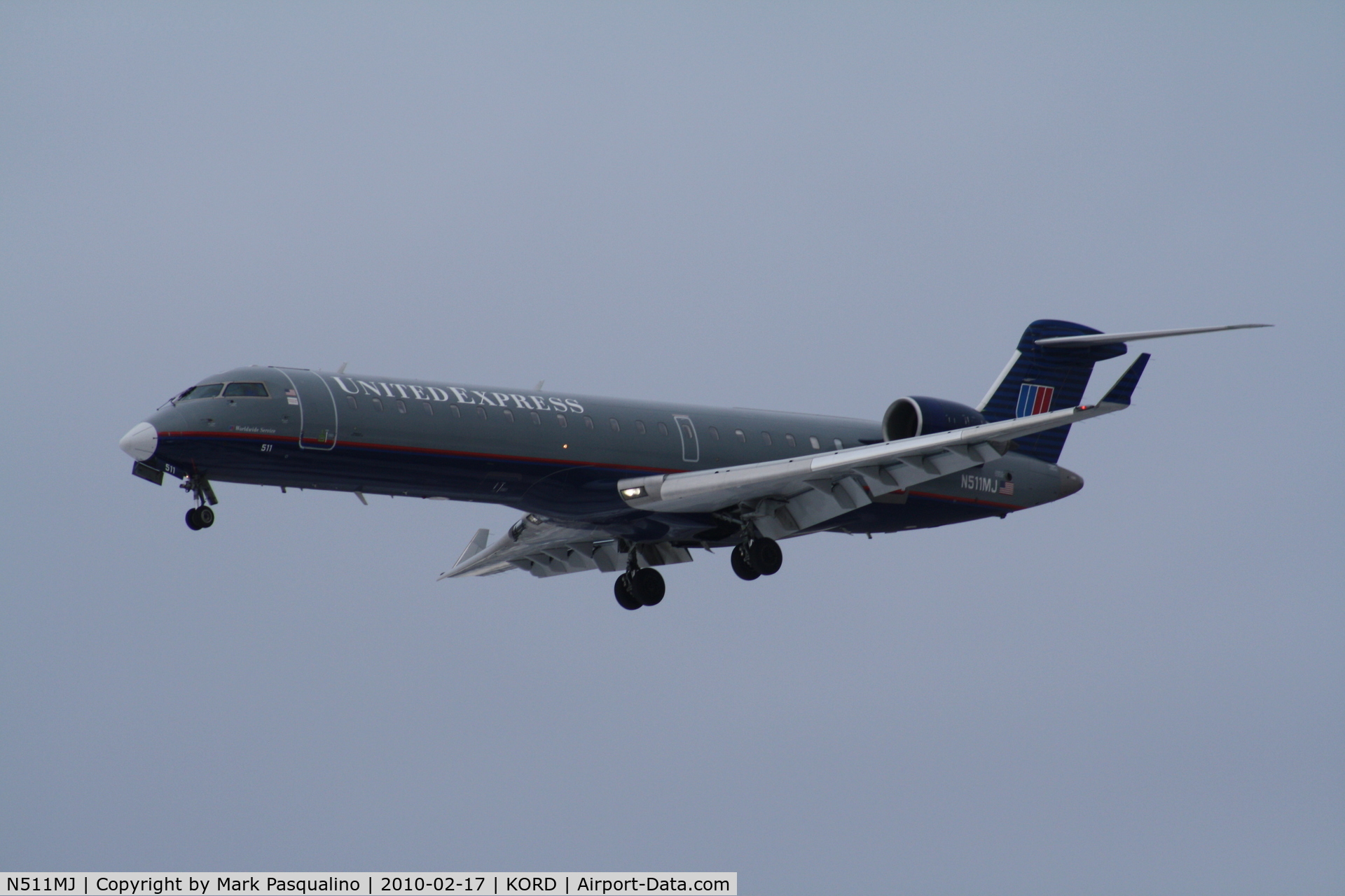 N511MJ, 2003 Bombardier CRJ-700 (CL-600-2C10) Regional Jet C/N 10104, CL-600-2C10