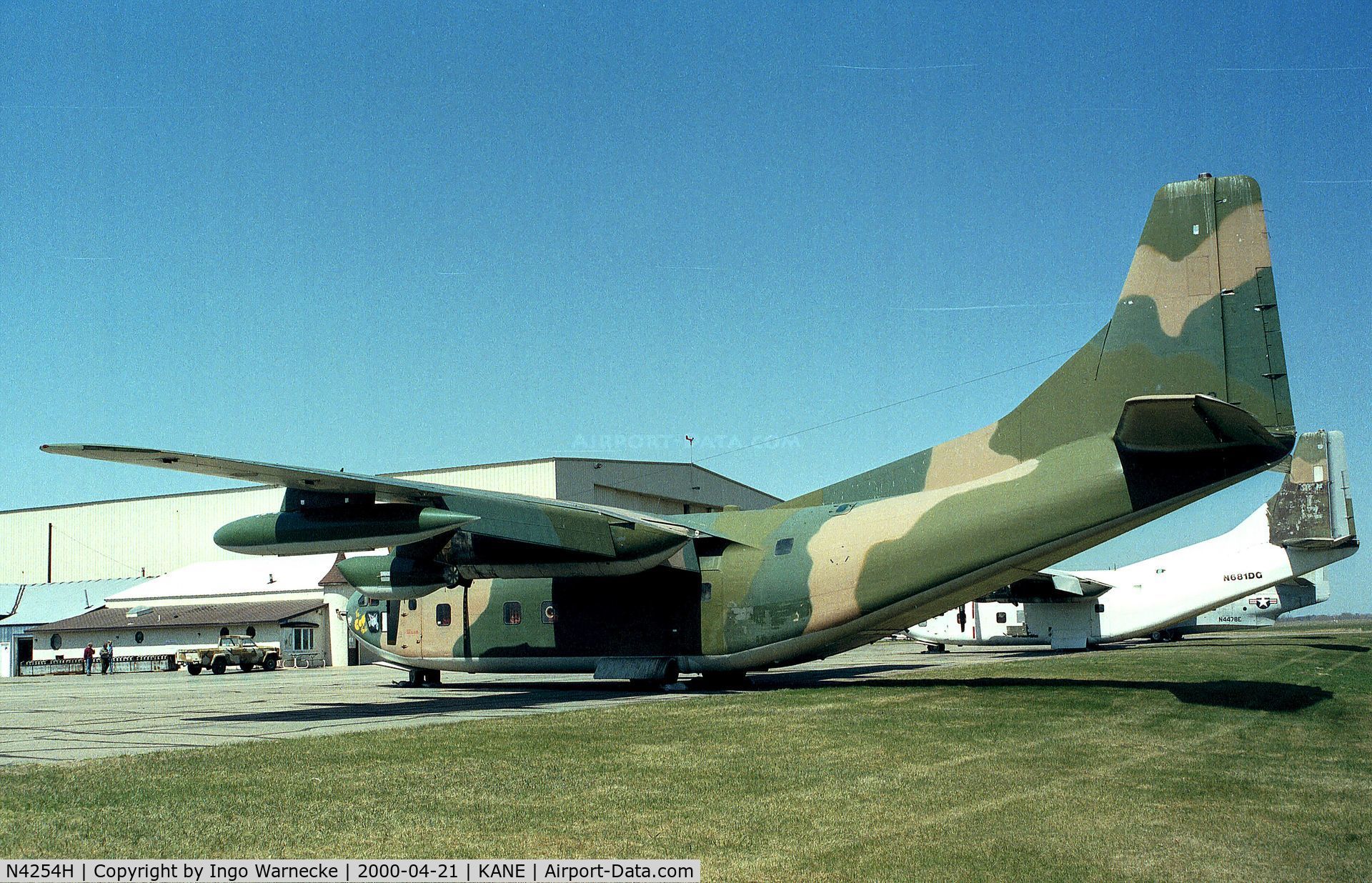N4254H, 1955 Fairchild C-123K Provider C/N 20052, Fairchild C-123K Provider 'The Cat House' at Anoka County Airport, Blaine MN