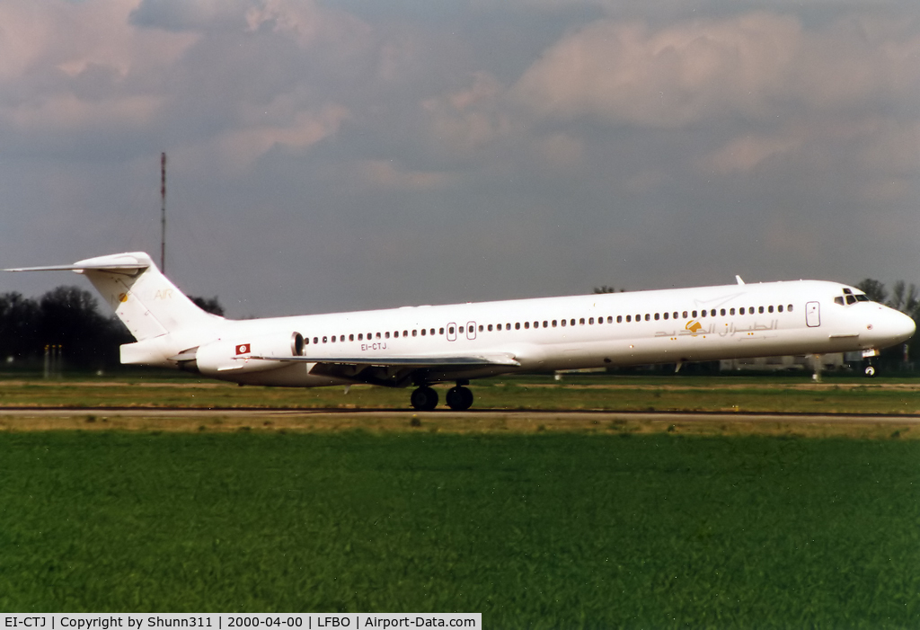 EI-CTJ, 1993 McDonnell Douglas MD-82 (DC-9-82) C/N 53147, Landing rwy 15R in 2nd livery
