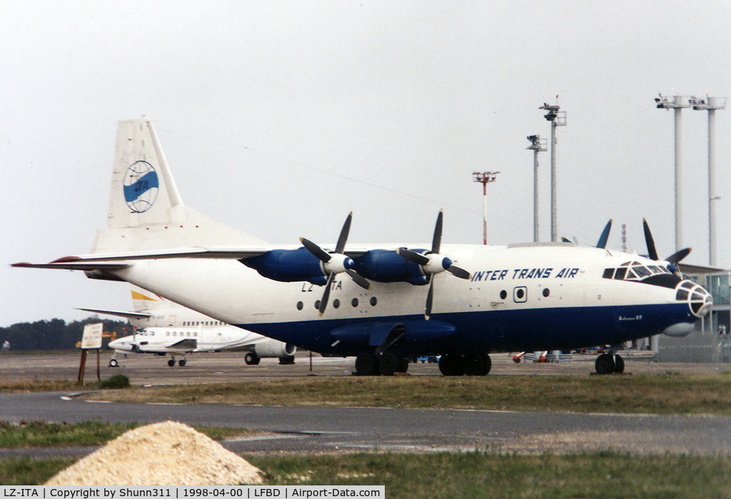 LZ-ITA, Antonov An-12BP C/N 3341004, Parked at the Cargo apron...