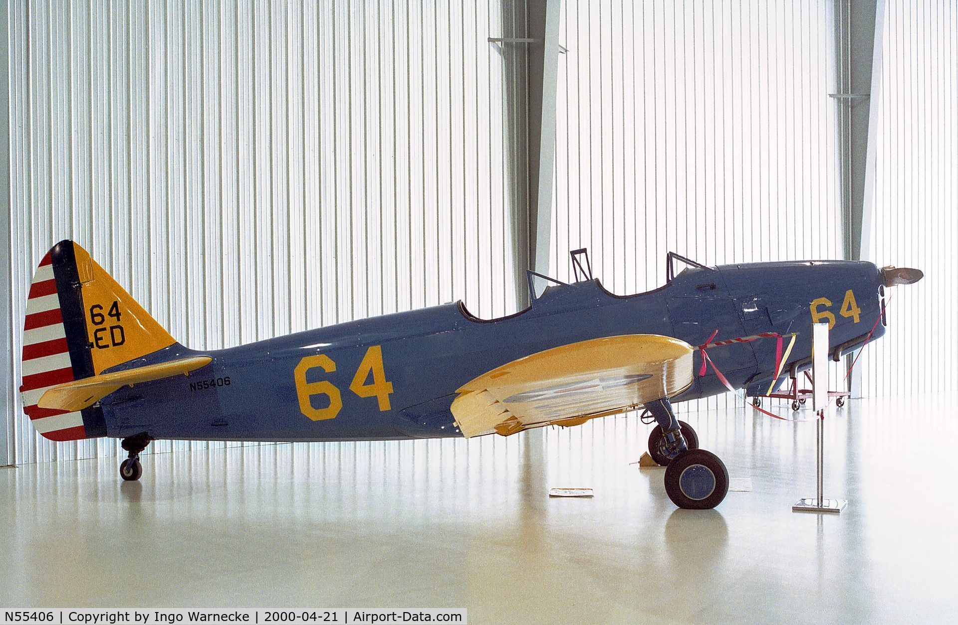 N55406, 1942 Fairchild M-62A-4 C/N T42-1394, Fairchild M-62A-4 (PT-19 Cornell) at the Golden Wings Flying Museum, Blaine MN